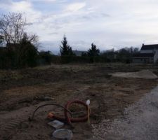 Vue du terrain nettoyé depuis l'autre parcelle