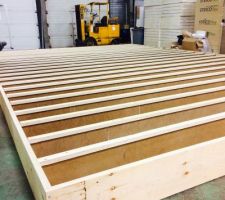 Prémontage en atelier des murs et cloisons