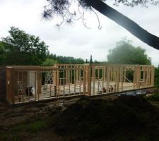 1 er jour du montage bois!!!
ça va si vite