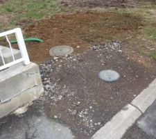 Regard compteur eau   &eacute;vacuation eaux us&eacute;es