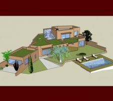 Maquette sketchup du projet