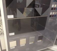 Faïence anthracite pour la salle de bain