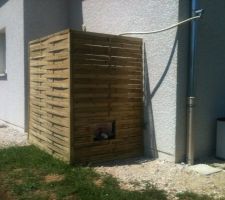 Coffrage du r&eacute;cup&eacute;rateur d'eau