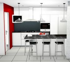 Notre futur cuisine chez mobalpa la roche sur yon