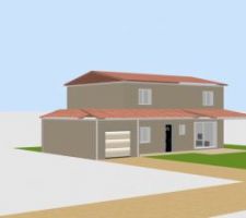 Voici une photo 3D faite avec sweet home :D ce ne sera évidement pas le résultat final, mais ça nous permet de nous donner une idée.

Je posterai les vraies photos quand nous les aurons du MO. :)