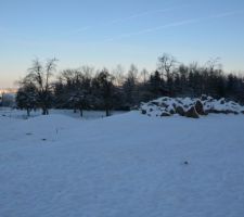 Terrain sous la neige / Nouvel an 2015