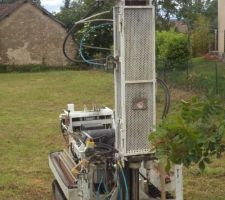 Machine pour r&eacute;aliser l'&eacute;tude de sol.