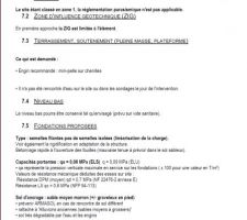 Extrait de l'étude de sol