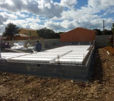 24/02/2015 : Pr&eacute;paration avant la dalle