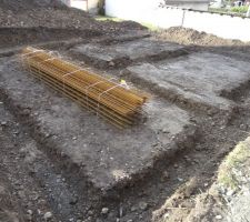 Préparation du terrain pour les fondations