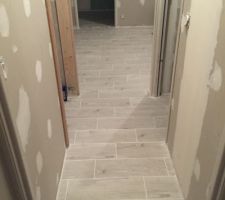 Carrelage avec joints