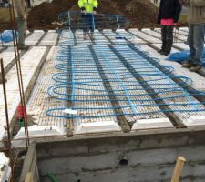 Installation plancher chauffant THERMAK