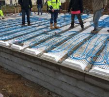 Installation plancher chauffant THERMAK