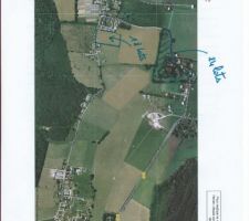 Emplacement des trois lots à venir