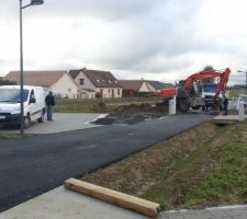 Protection de l'entrée et réalisation du chemin d'accès