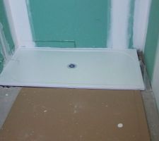 Bac &agrave; douche extra plat 160X80 pour douche &agrave; l'Italienne