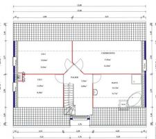 Plan Etage avec mesure