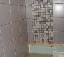 Carrelage douche en cours....