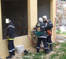 Les pompiers se préparent...