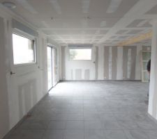 Le carrelage IV finit avec les joints