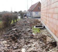 Raccordement eaux pluviales, eau et électricité par notre terrassier