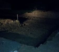 Le terrassier est passé implanter la maison