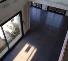Carrelage vu de l'étage