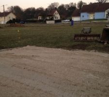 L'entr&eacute;e de notre garage...