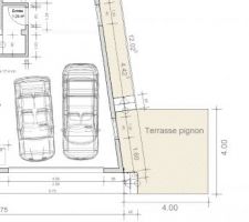 Dimensions de la mini terrasse