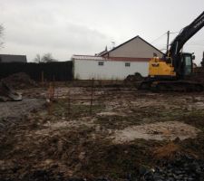 D&eacute;marrage du d&eacute;capage pour les fondations