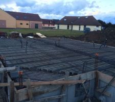 Plus qu &agrave; couler la dalle.