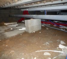 Vide-sanitaire et accessoirement la poubelle du chantier...