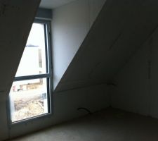 Chambre de l'étage avec la gerbière