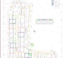 Plan de division des terrains du lotissement "Le clos des Lilas"