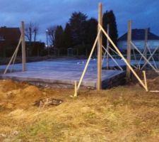 La dalle, ça prend forme :)