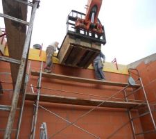 Coffrage des pignons