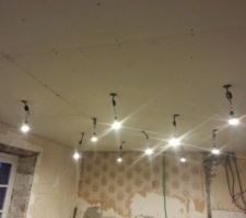 Placage plafond rdc