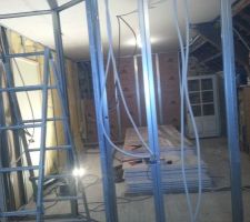 Étage en cours de partitionnement