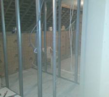 Étage en cours de partitionnement