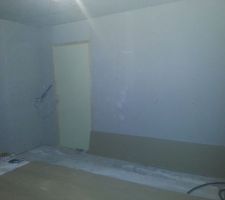 Étage en cours de partitionnement