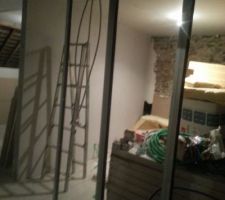 Étage en cours de partitionnement