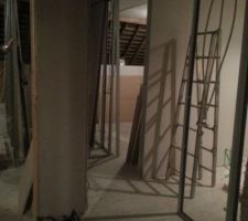 Étage en cours de partitionnement
