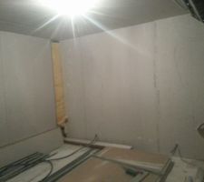Étage en cours de partitionnement