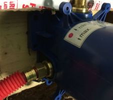 Mise en place corps encastré pour thermostat douche