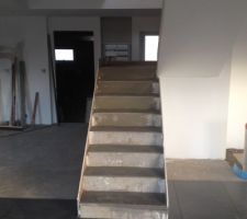 Réagréage escalier