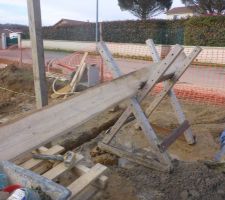 Construction toboggan à béton