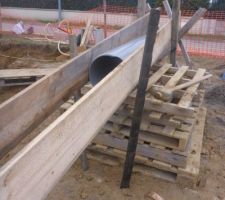 Construction toboggan à béton