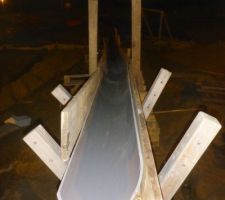 Construction toboggan à béton