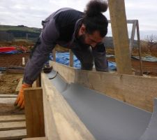 Construction toboggan à béton