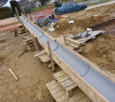 Construction toboggan à béton